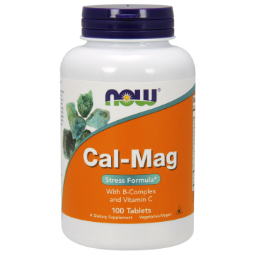 NOW Cal-Mag Stress Formula 100 tabletta