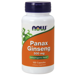 NOW Panax Ginseng 500mg 100 kapszula