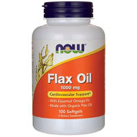 NOW Flax Oil 1000mg 100 gélkapszula