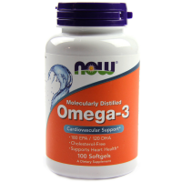 NOW Omega-3 100 softgel 2017/9