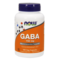 NOW GABA 750 mg 100 vcaps. 