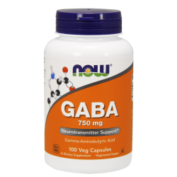 NOW GABA 750 mg 100 kapszula