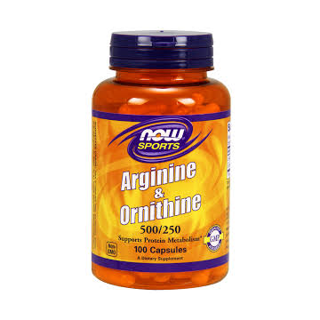 NOW Arginine&Ornithine 500/250 100 kapszula