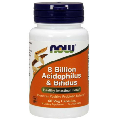 NOW 8 Billion Achidophilus & Bifidus 60 kapszula