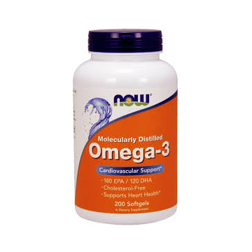 NOW Omega-3 200 gélkapszula