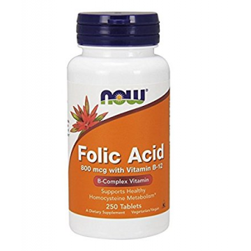 NOW Folic Acid 800 mcg 250 tabletta