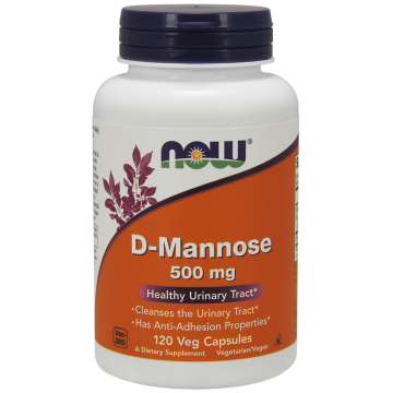 NOW D-Mannose 500 mg 120 kapszula