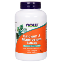 NOW Calcium & Magnesium 120 gélkapszula