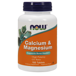 NOW Calcium & Magnesium 100 tabletta