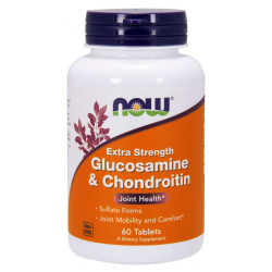 NOW Glucosamine & Chrondroitin Extra Strengh 60 tabletta